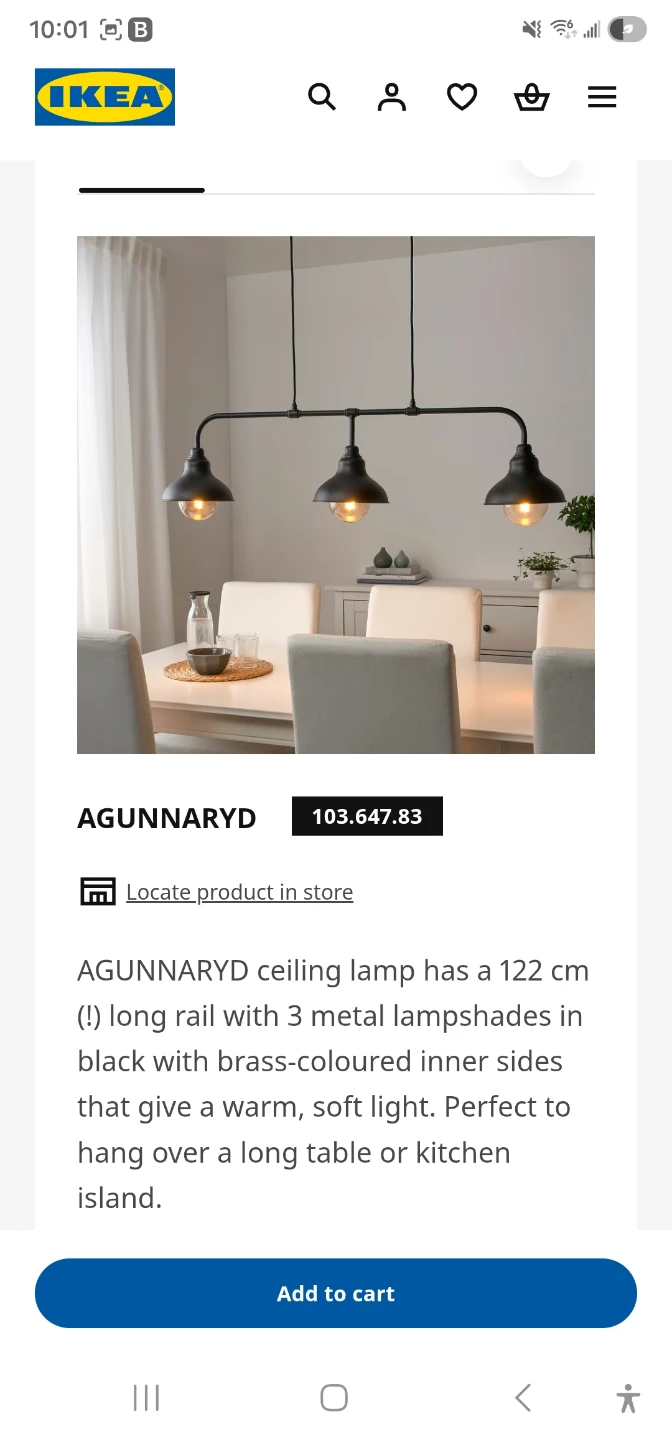 AGUNNARYD Ikea Pendant Lamp - photo 5
