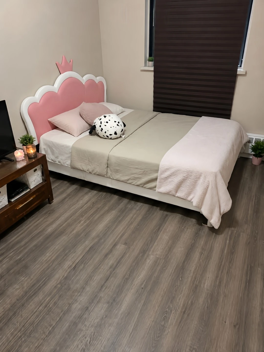 Princess Crown Headboard Twin Bed Frame
