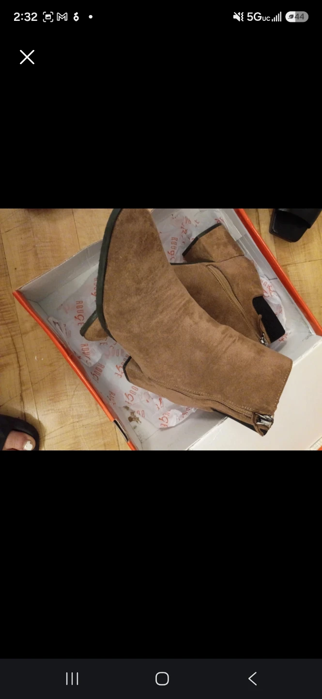 Brown Suede Ankle Boots