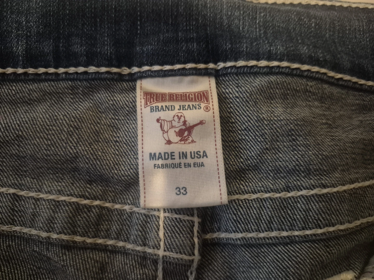 True Religion Rocco Mid Rise Skinny Jeans Size 33 - photo 4
