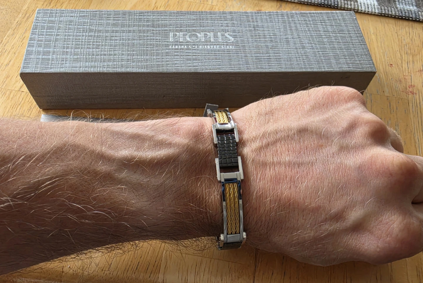 Shaquille O'Neal 12.5mm  Stainless Tri-Tone Bracelet - photo 5