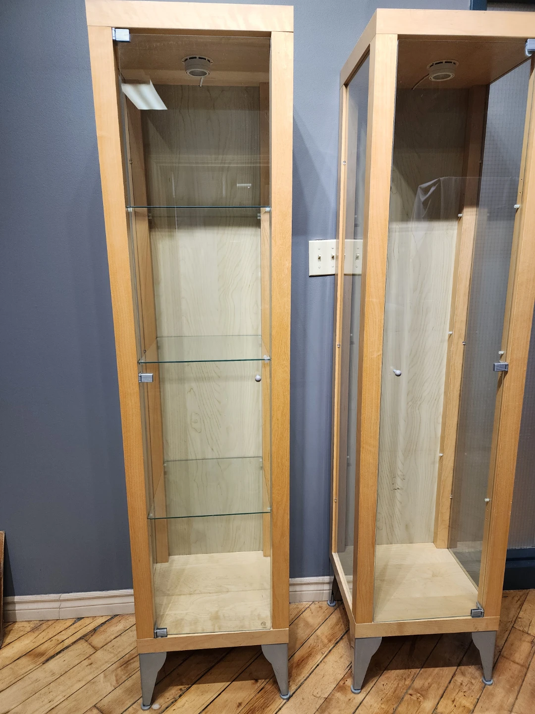 Glass  cabinets