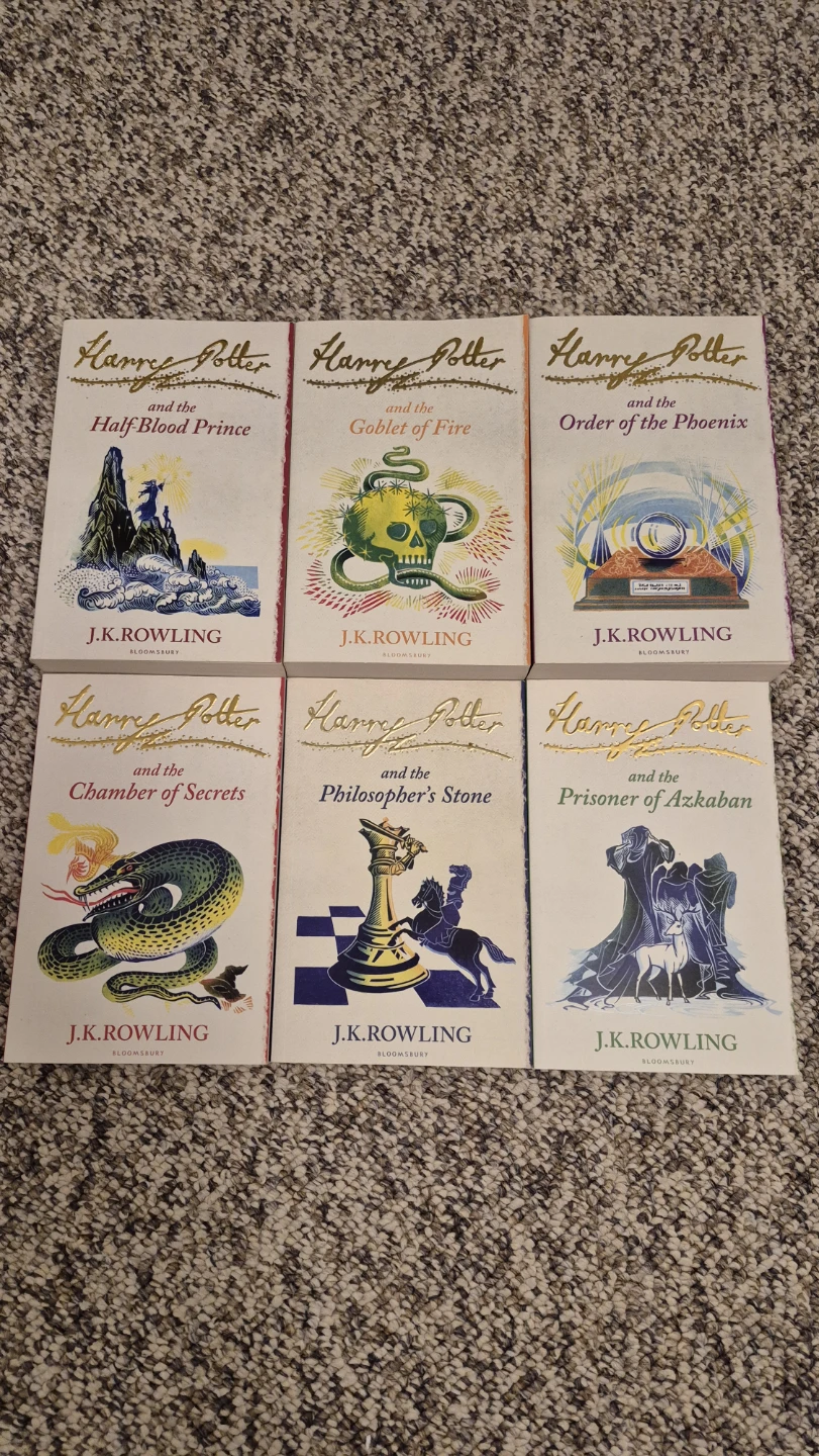 J.K. Rowling Harry Potter Book Set (6 books)