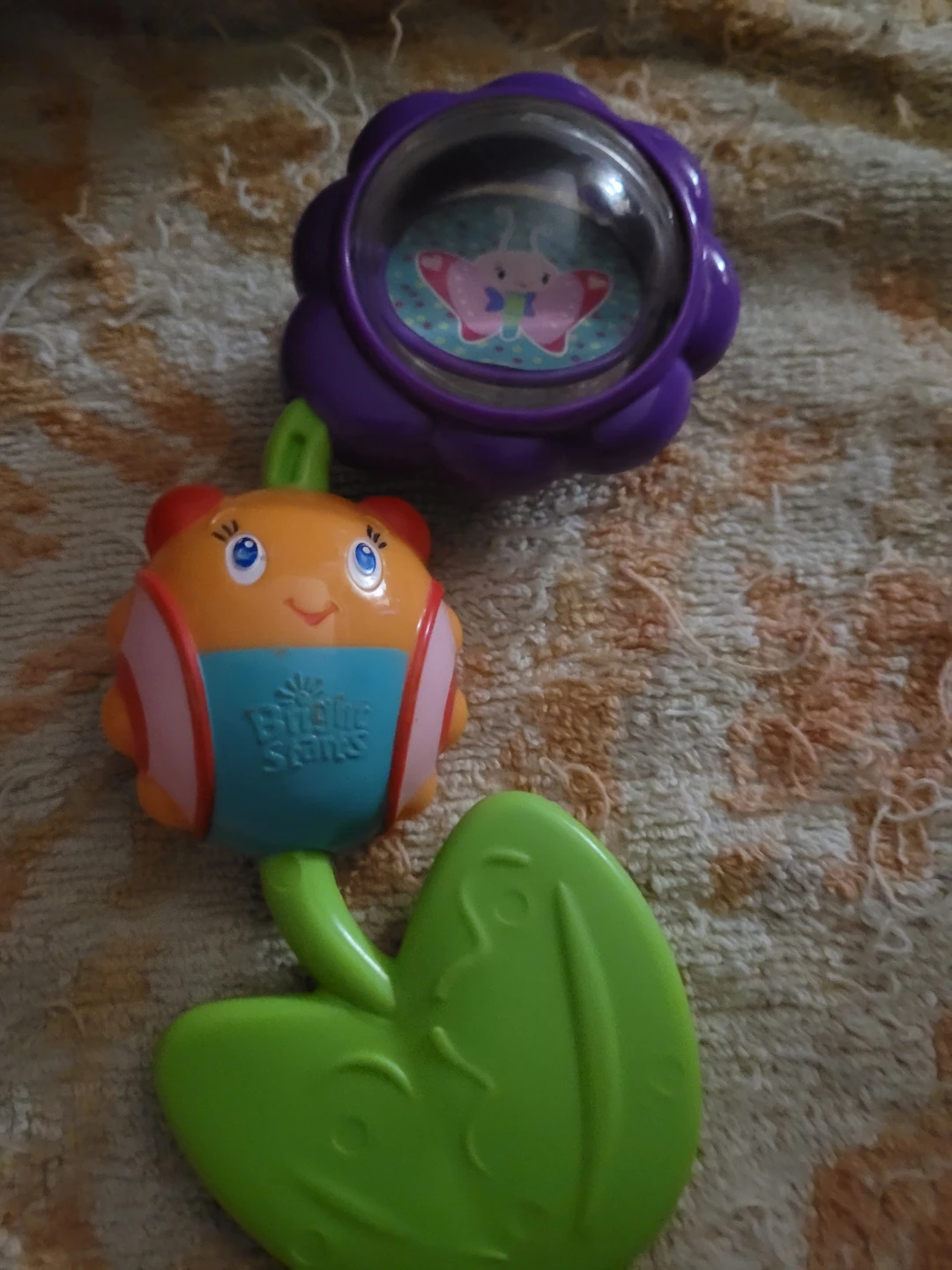 Bright Starts Twist, Click & Teethe Ladybug teething toy.