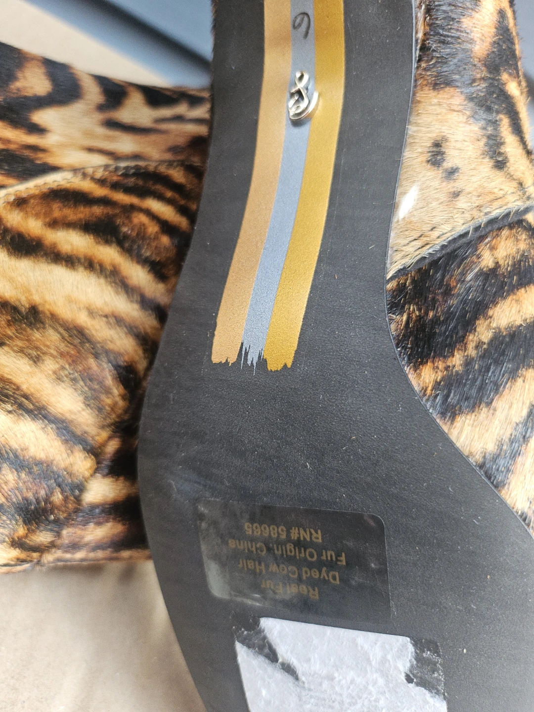 Sam Edelman Tiger Print Calf Hair Ankle Boots - photo 5