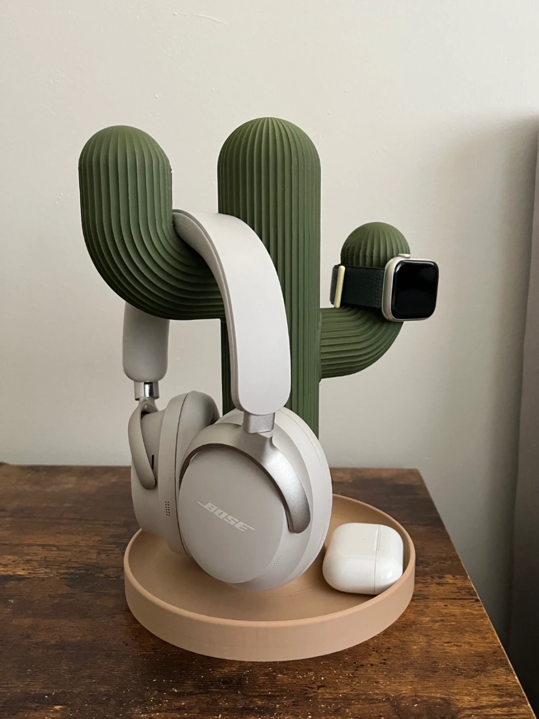 Cactus Desk Organizer Stand for Headphones & Smartwatch