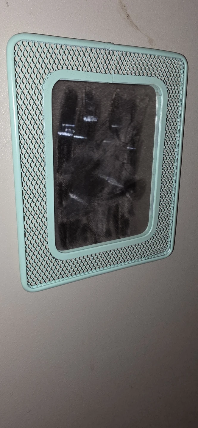 Mint Green Decorative Wall Mirror Magnet on back