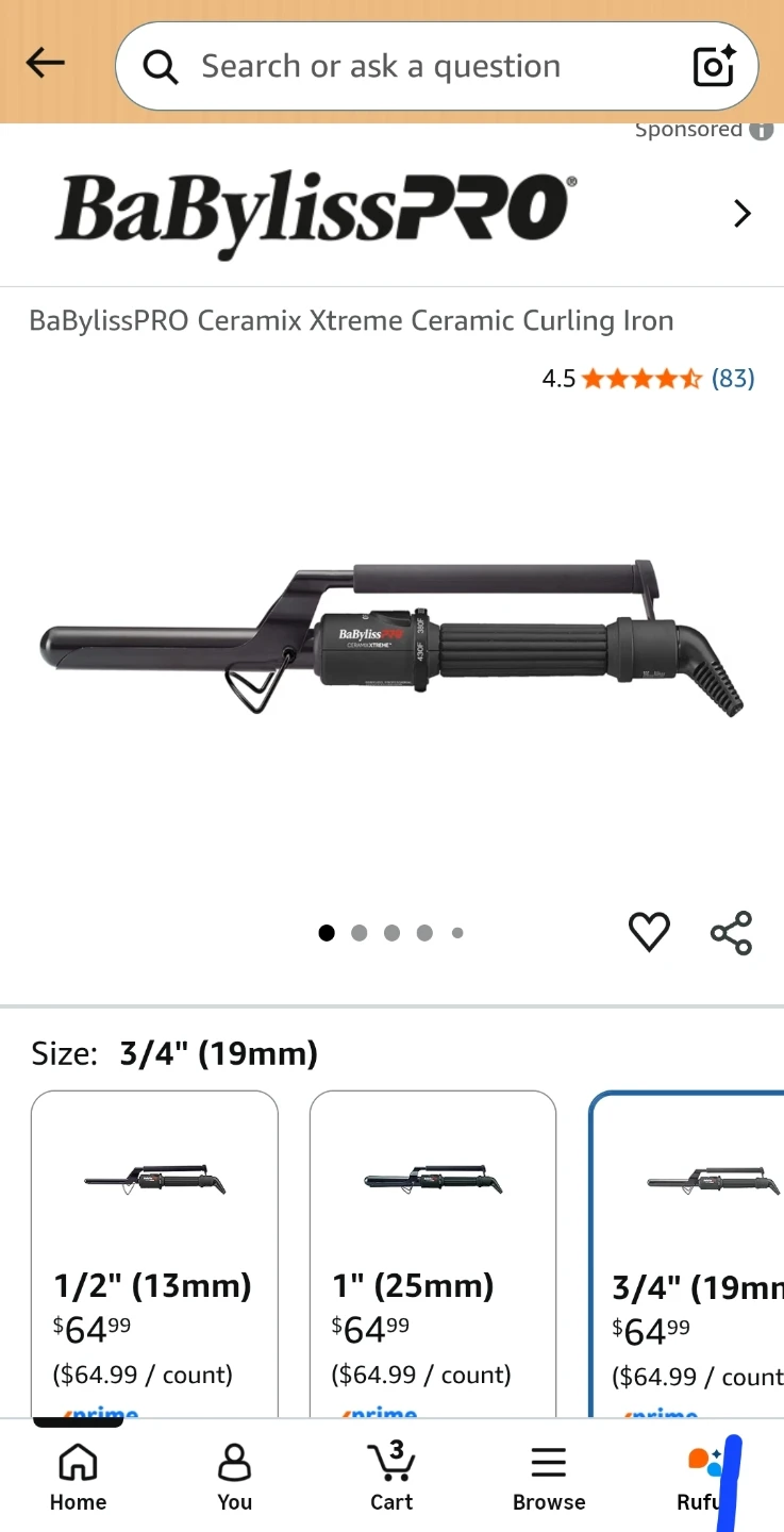BaBylissPRO Ceramix Xtreme 1/2" Ceramic Curling Iron - photo 2