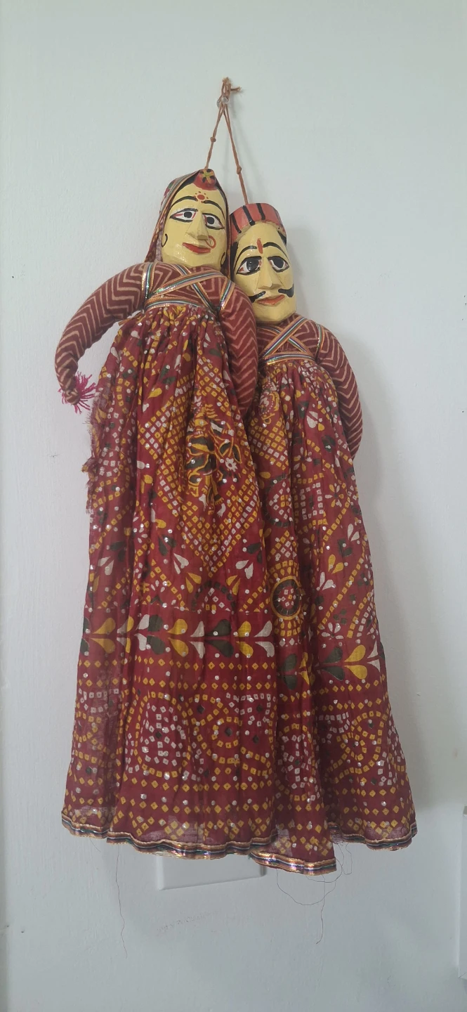 Traditional Indian Puppets - Pair - photo 2