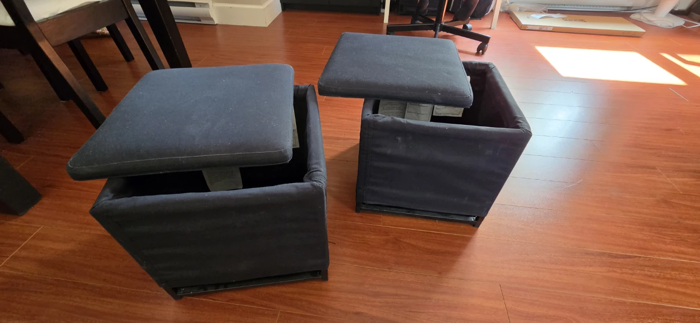 IKEA Storage Stools.