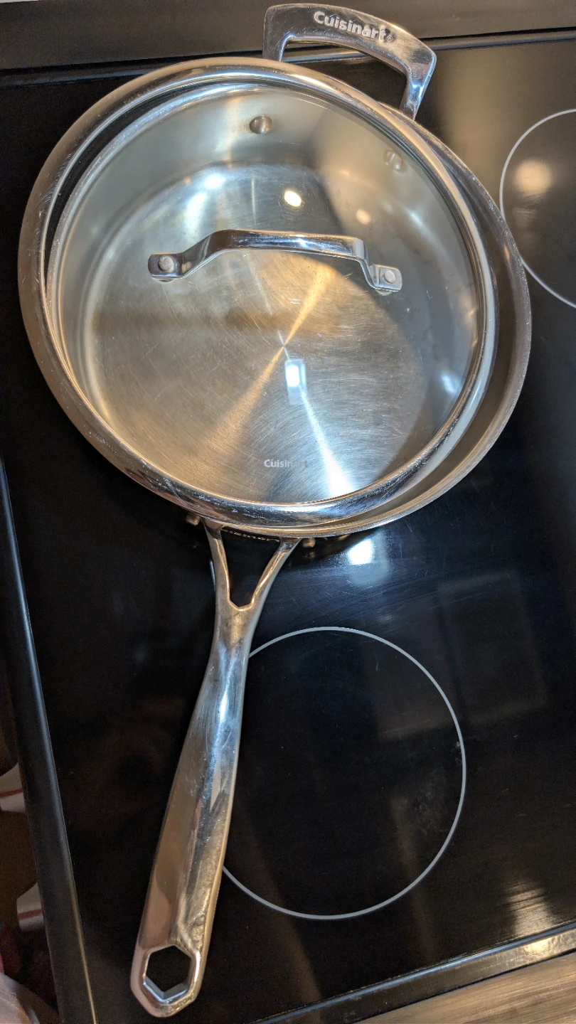 Cuisinart 3-Quart Sauté Pan with handle & glass lid - photo 2