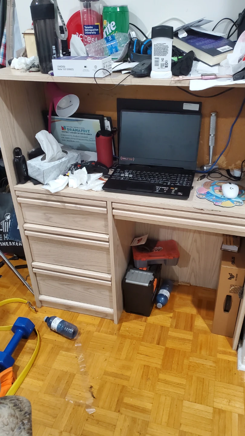 Wooden Loft Bed with Desk and Storage - photo 3
