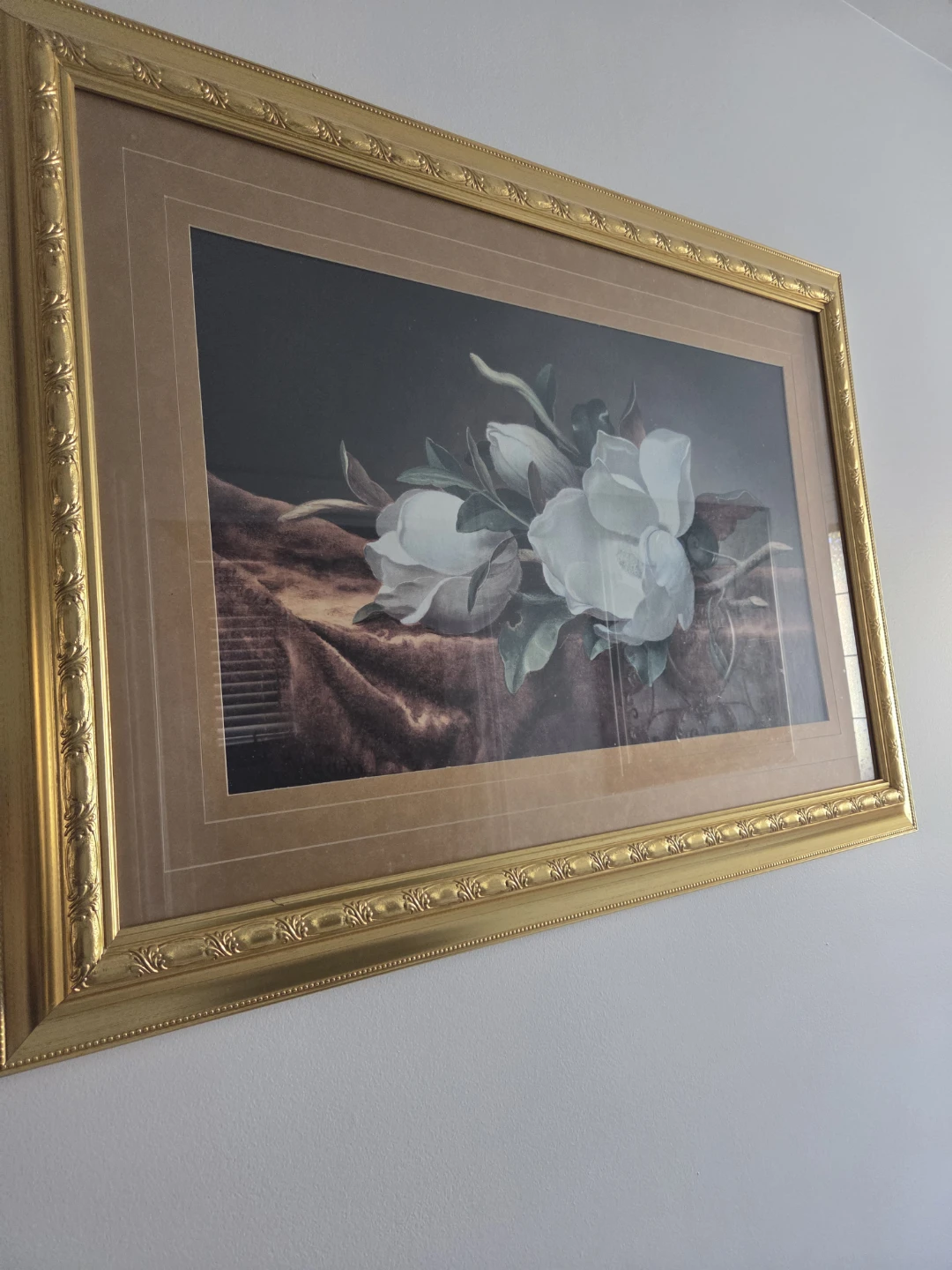 Framed Floral Art Print