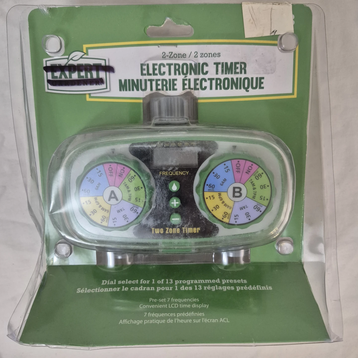 Expert Gardener 2-Zone Electronic Timer