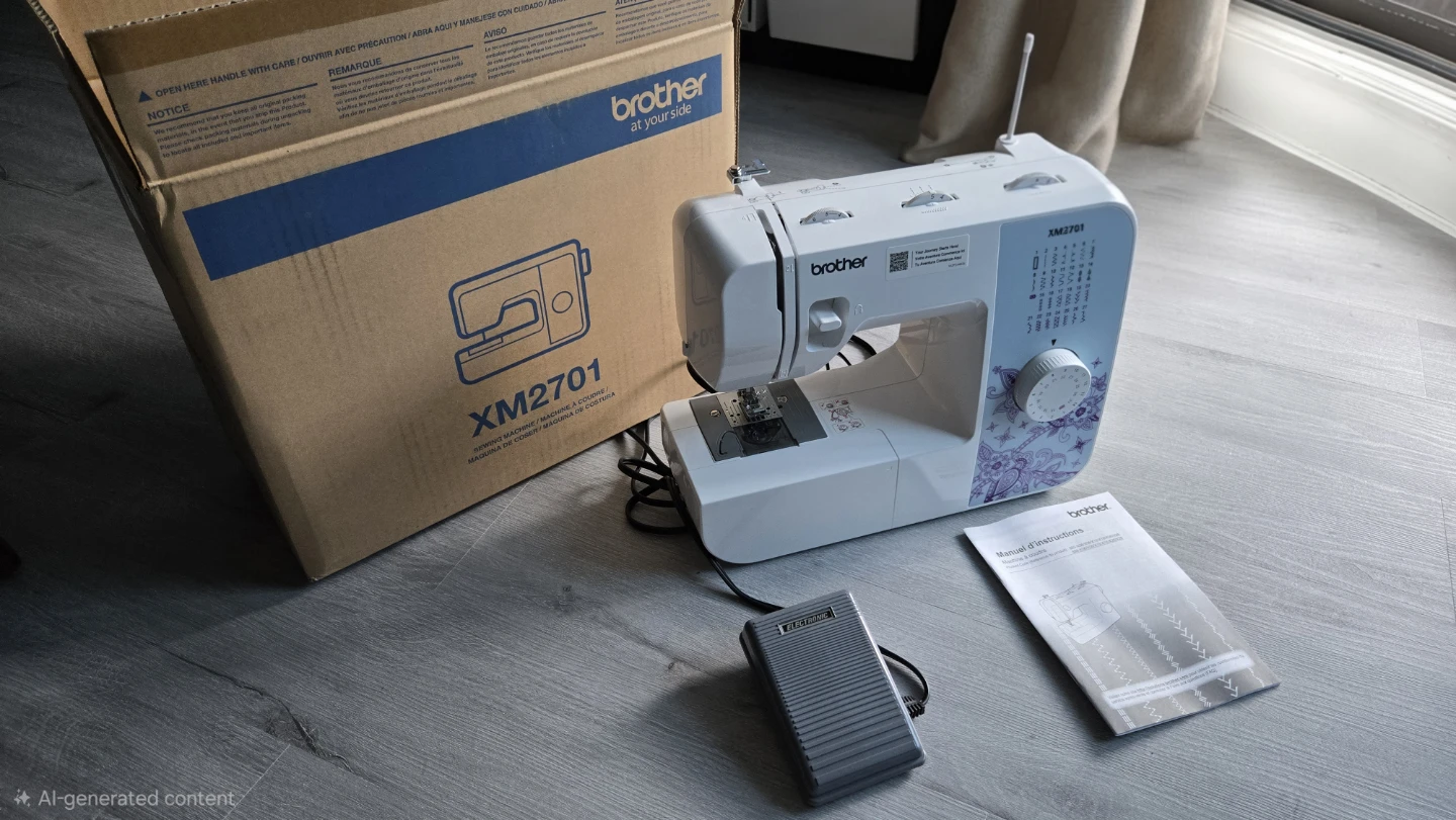 [New!] Brother XM2701 Lightweight Sewing Machine (27 Stitches)