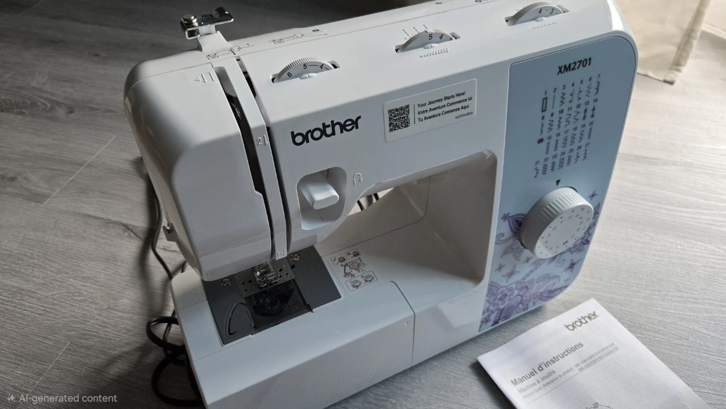 [New!] Brother XM2701 Lightweight Sewing Machine (27 Stitches) - photo 2