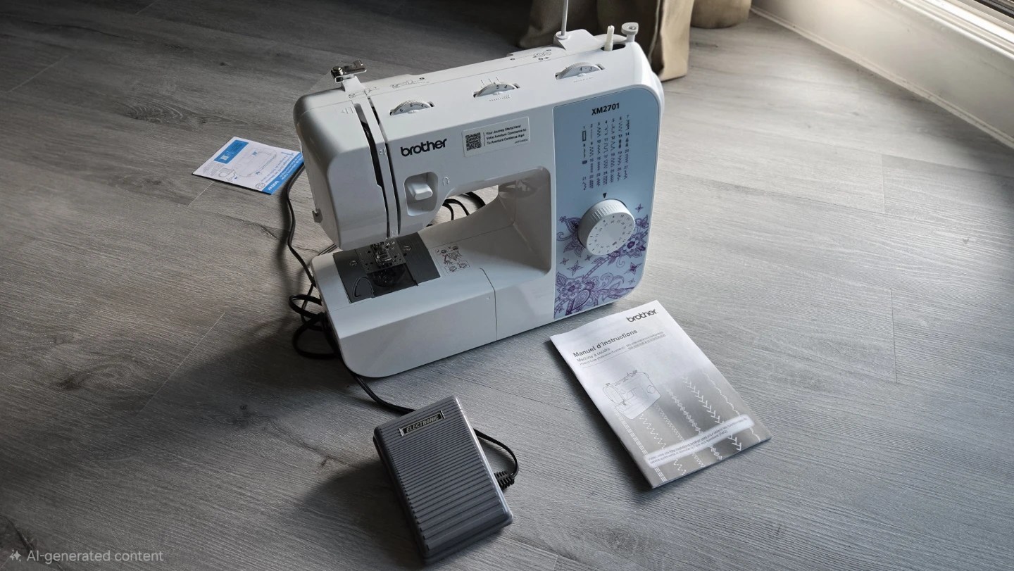 [New!] Brother XM2701 Lightweight Sewing Machine (27 Stitches) - photo 3