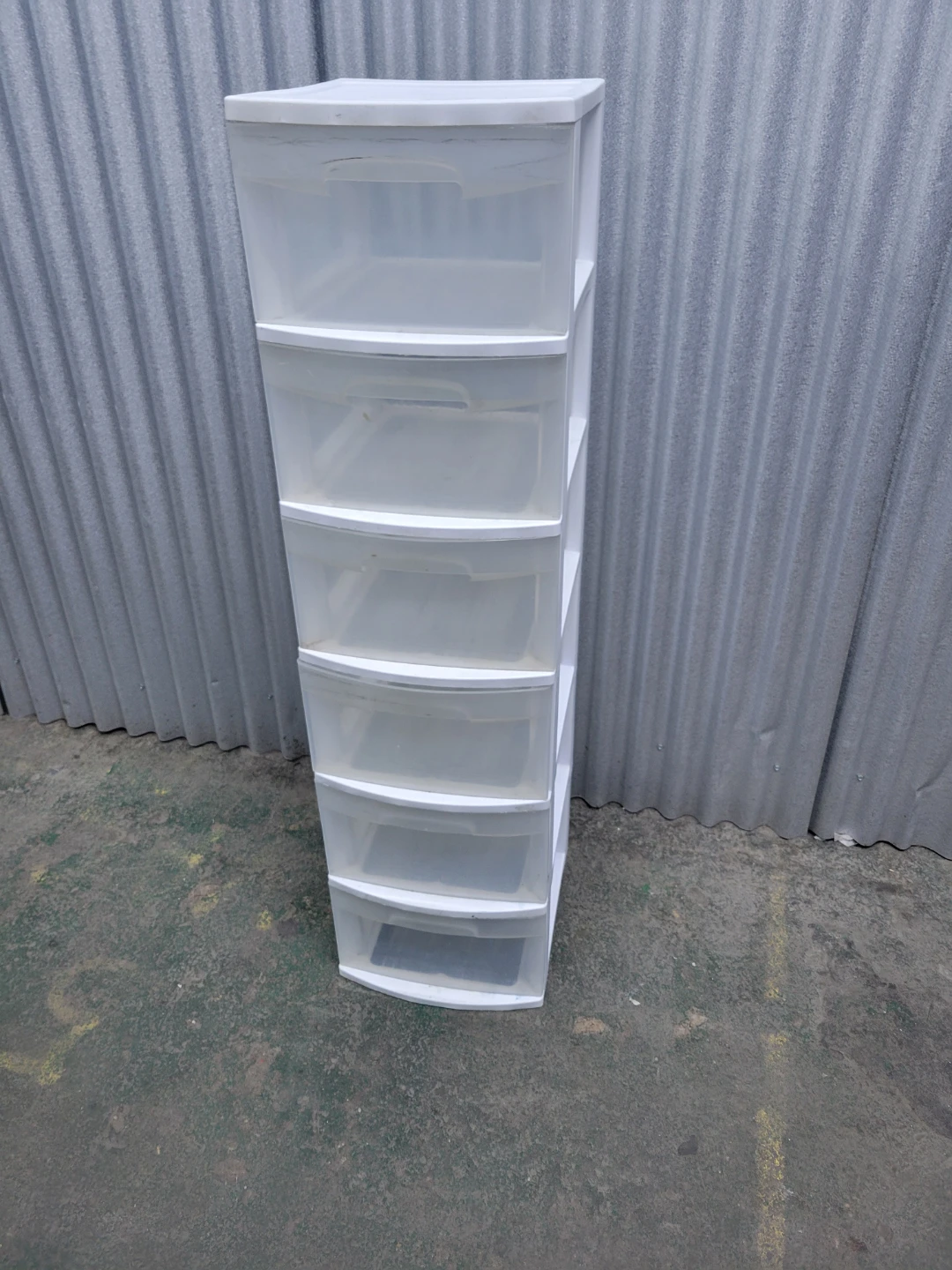 White Plastic Drawer Storage Units - photo 2