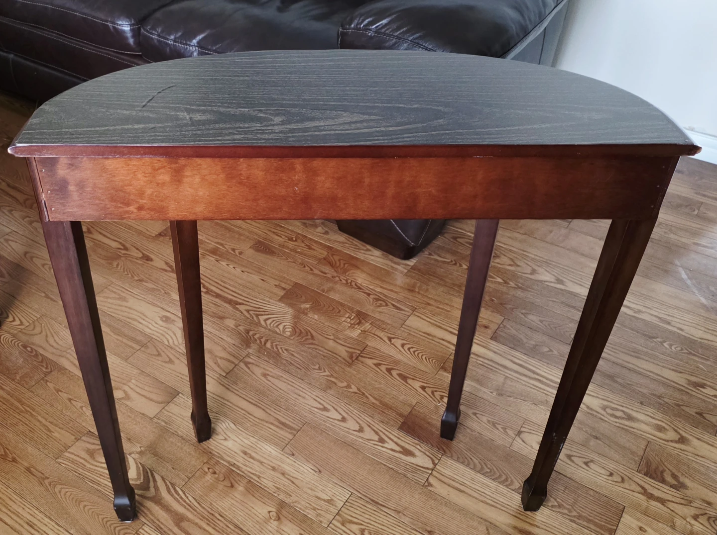 Demilune  Console Table, EUC. - photo 5