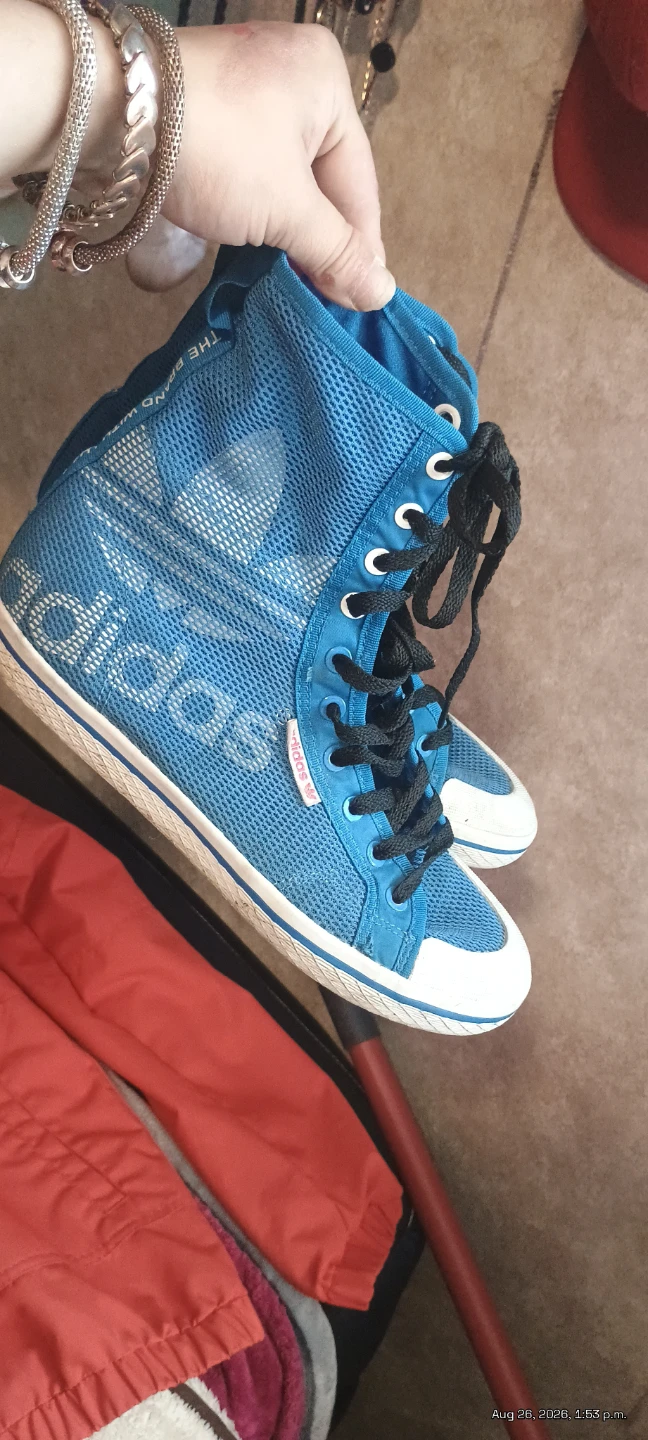 Adidas High Top Sneakers - Blue - photo 4