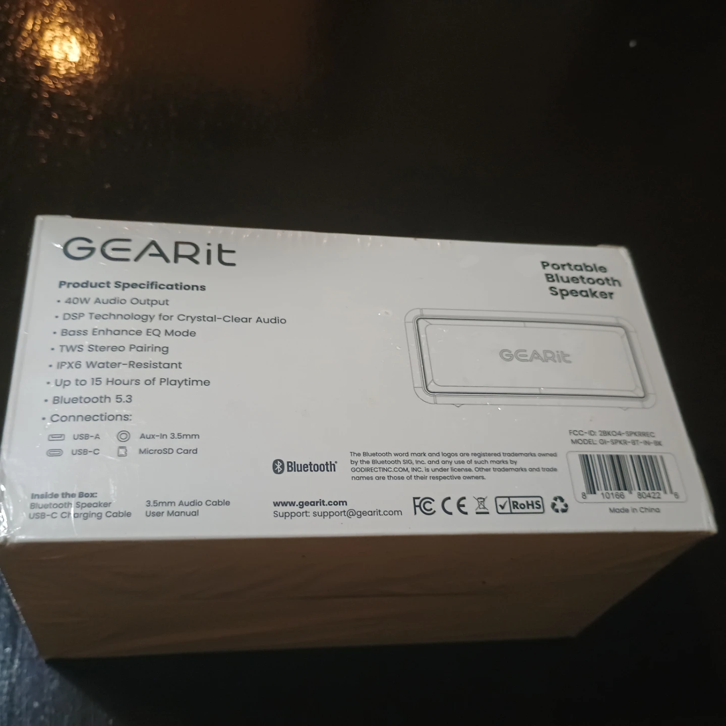 GEARit Portable Bluetooth Speaker - 40W, Water-Resistant - photo 5