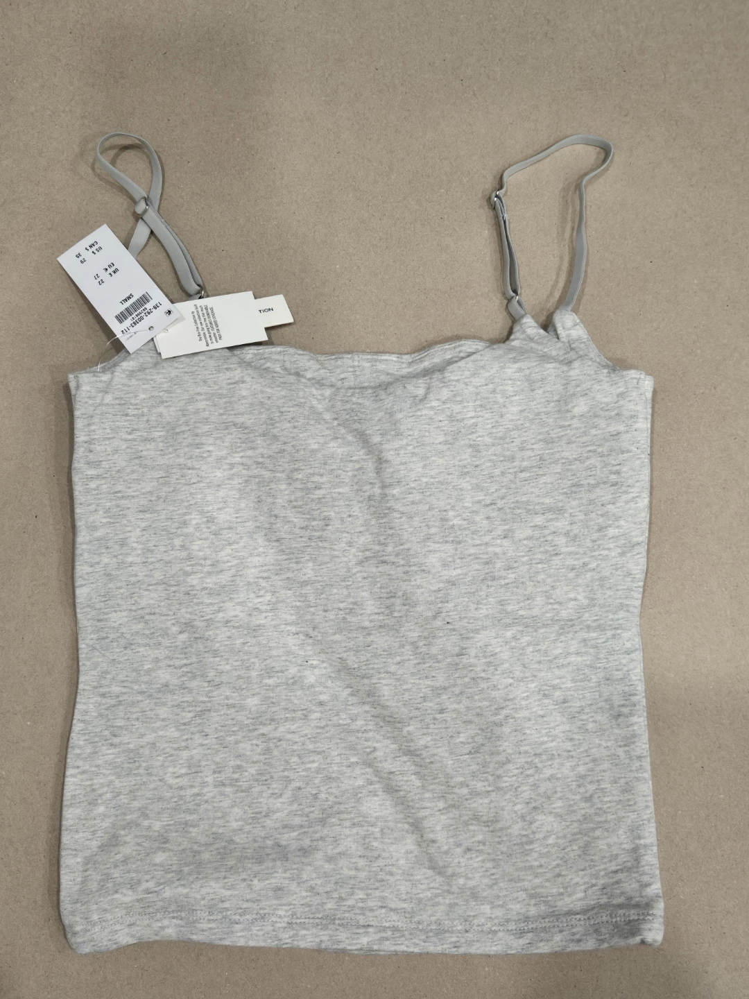 Abercrombie Grey Bra-Free Tank Top - Small - photo 2