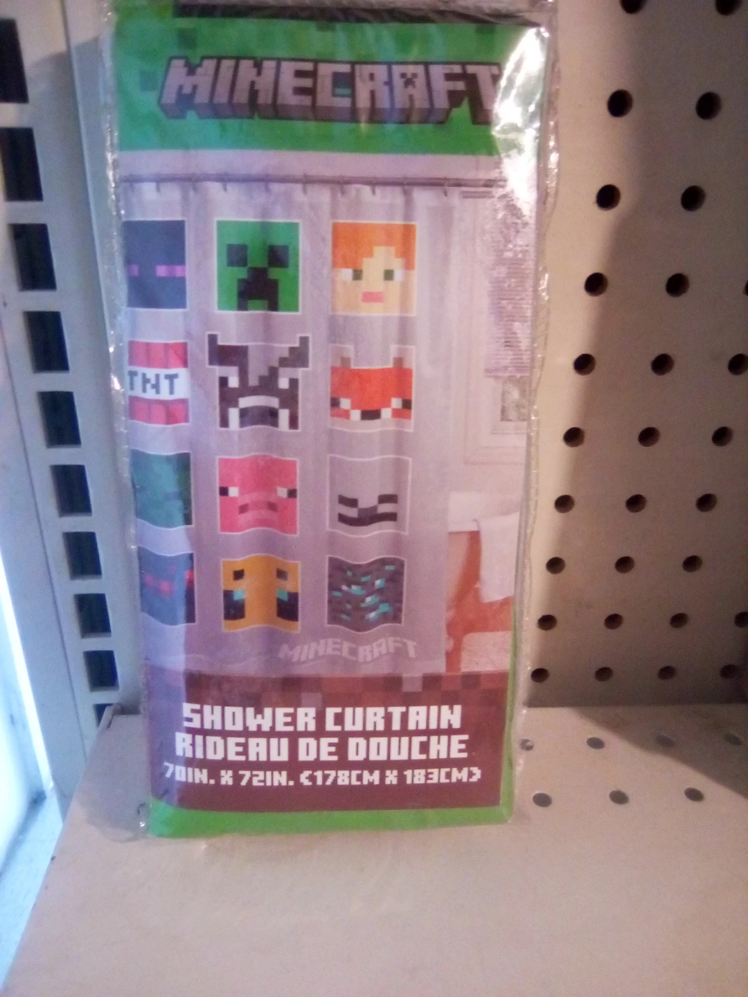 Minecraft Fabric Shower Curtain 70" x 72" - photo 2