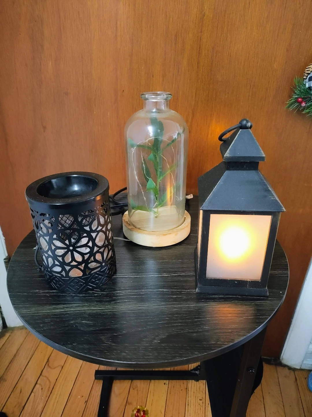 Salt lamp with two more lamps