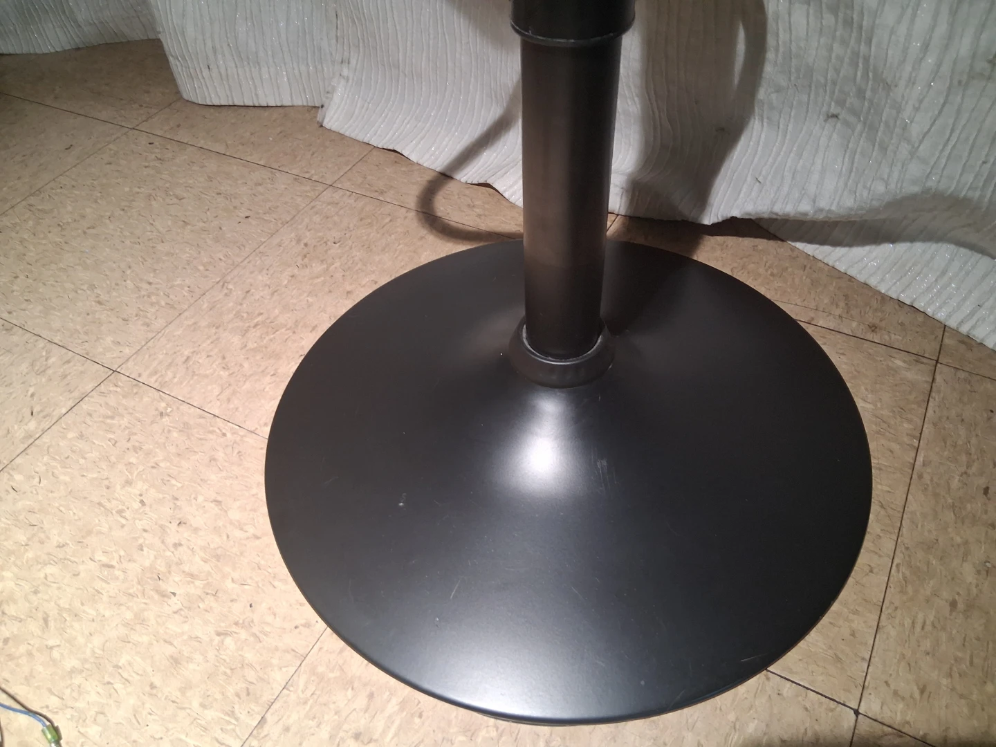 Adjustable Swivel Bar Stool - Tan Faux Leather - photo 3