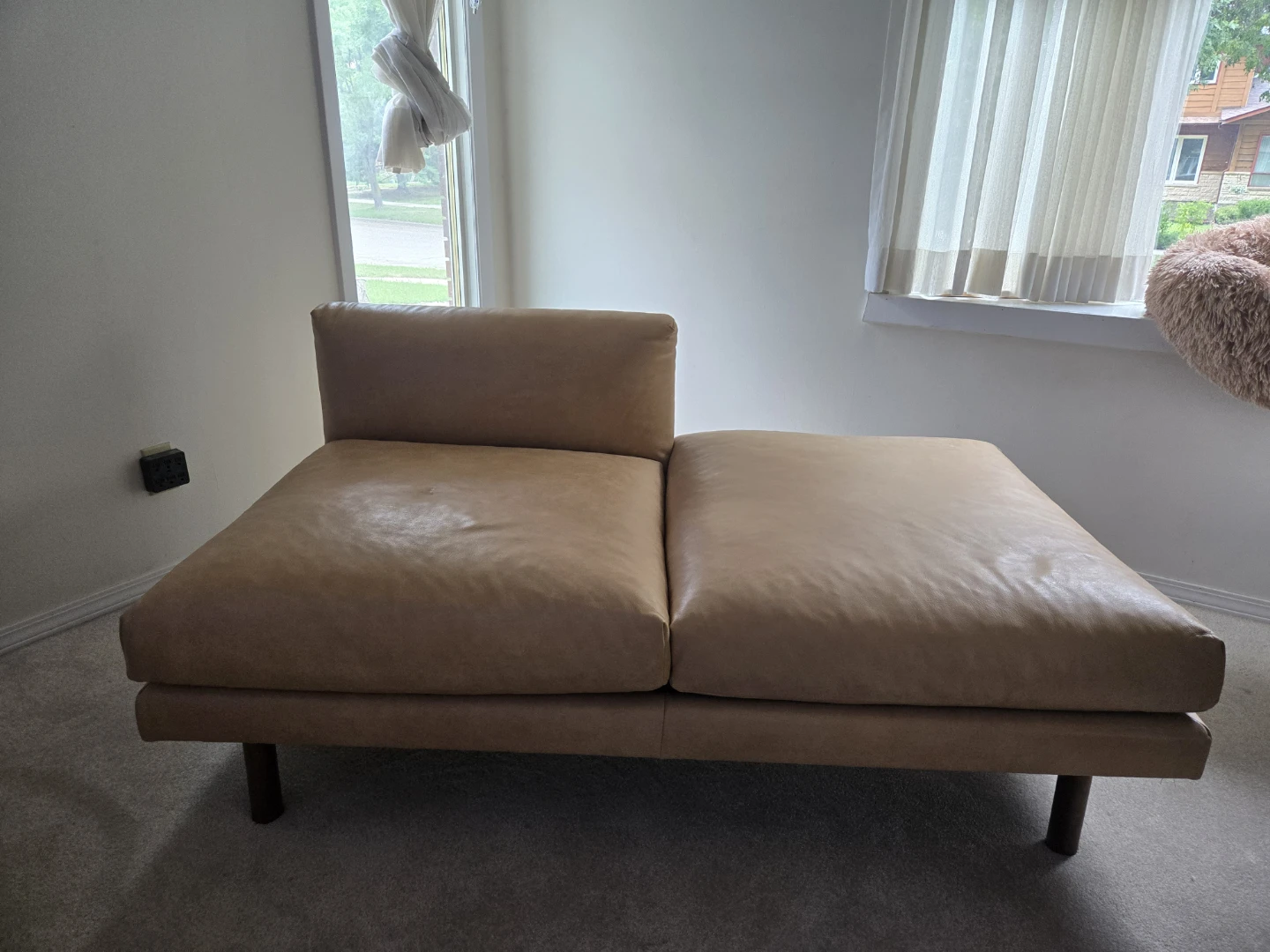 EQ3 Elba Sand Replay RHF Backless Chaise - photo 2