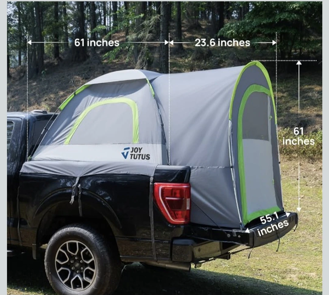 JoyTutus Truck Tent 5.0 ft - 5.2 ft (Gray Green) BRAND NEW