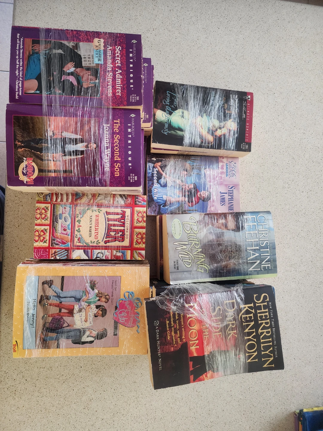 Lot Of Paperback Romance Novels