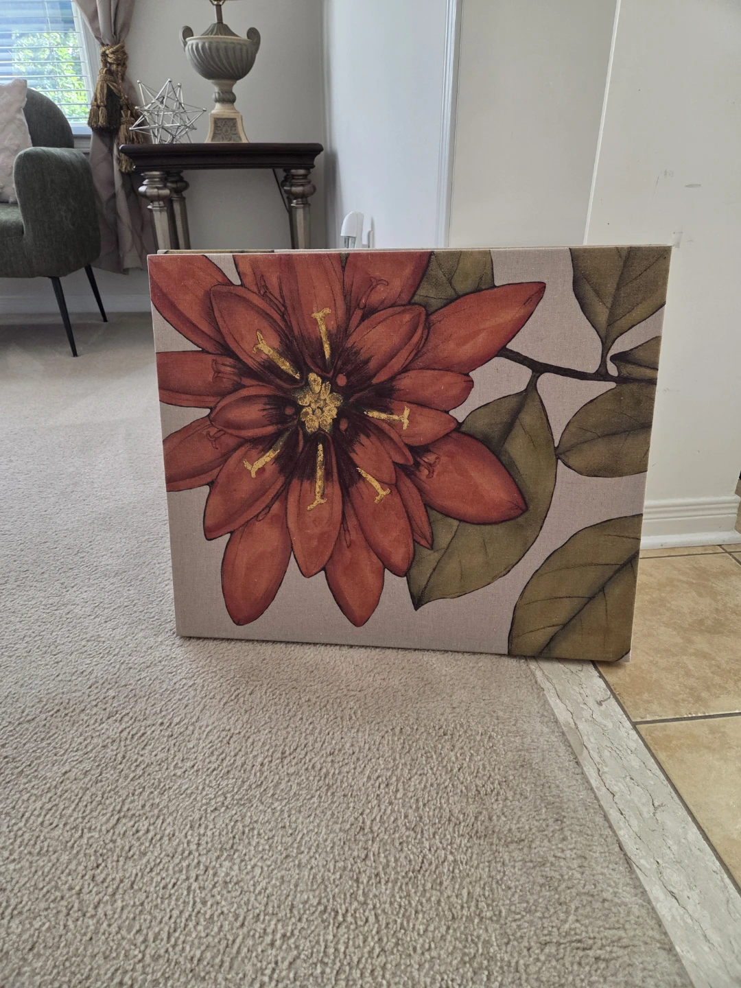Canvas Wall Art with Floral Design - photo 4