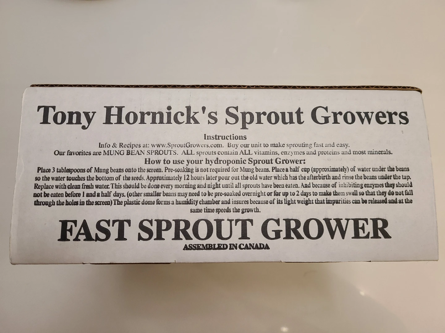 Tony Hornick's Sprout Growers - photo 4