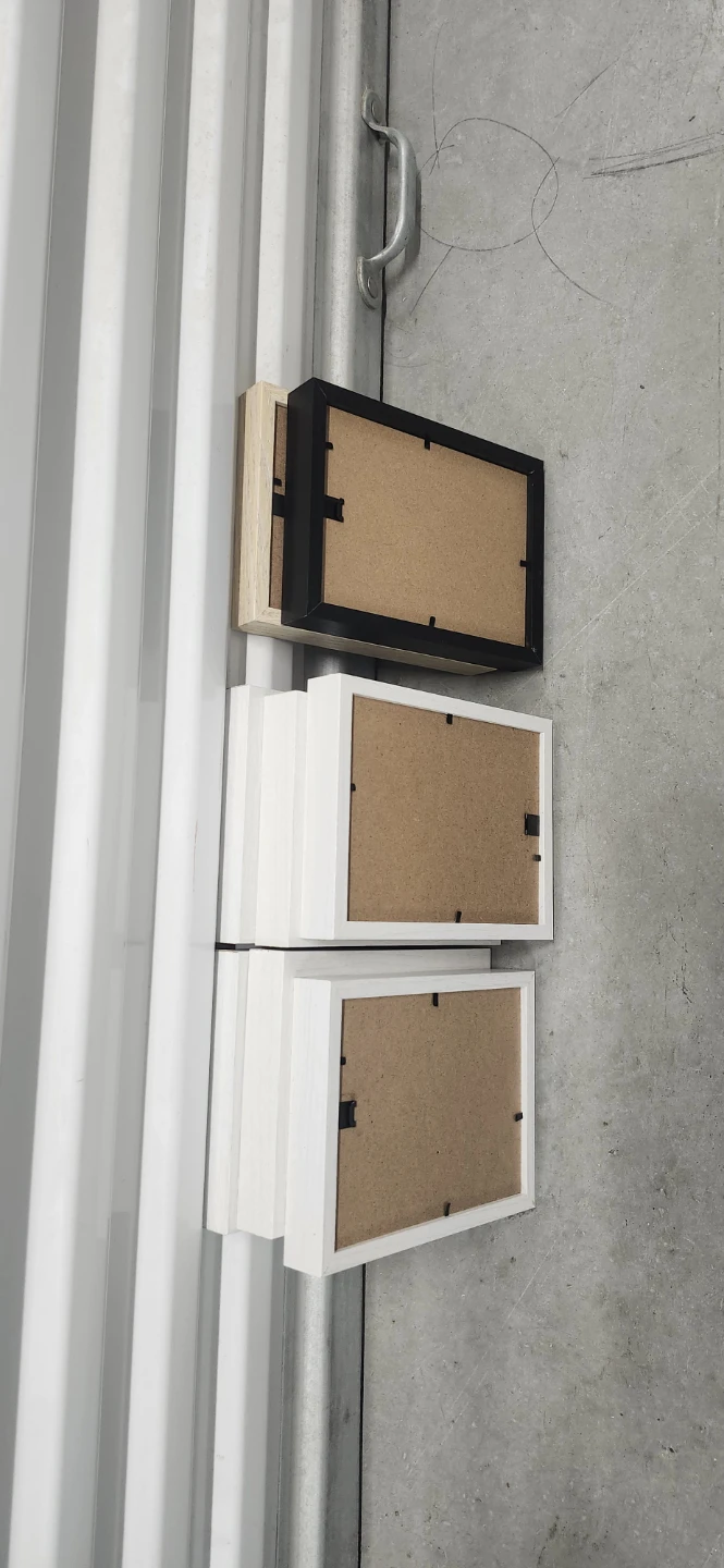 Photo Frame Set - 8 Frames (Black, White, Natural Wood) - photo 3