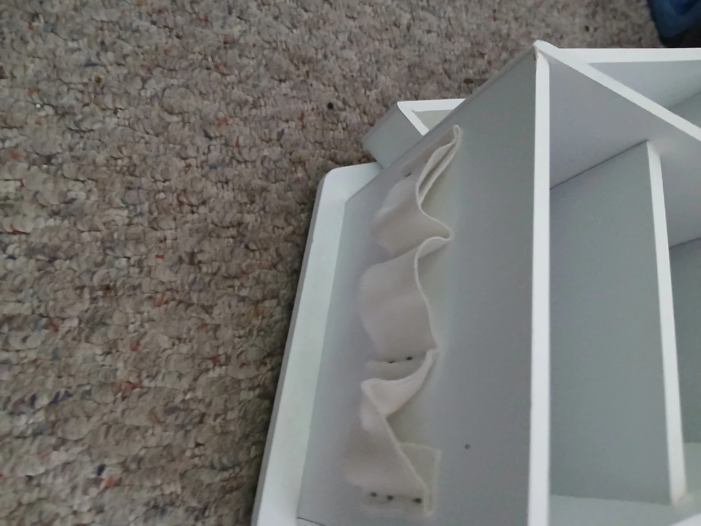White Wood Organizer  Storage - photo 3