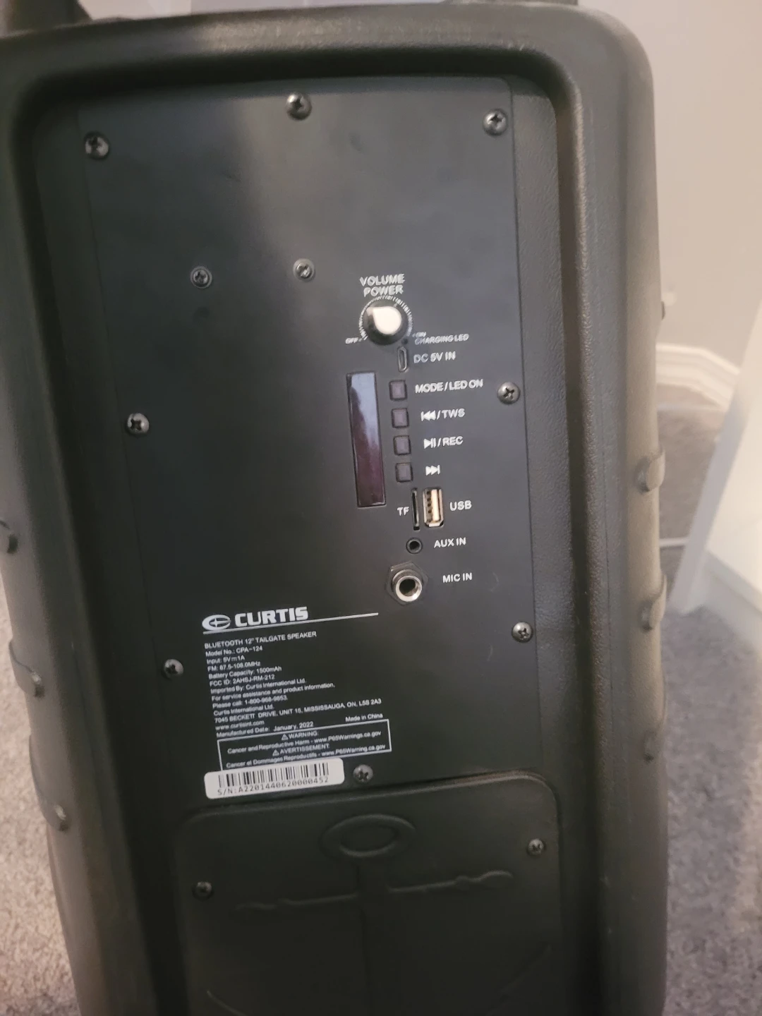 Curtis Bluetooth 12" Tailgate Speaker - photo 2