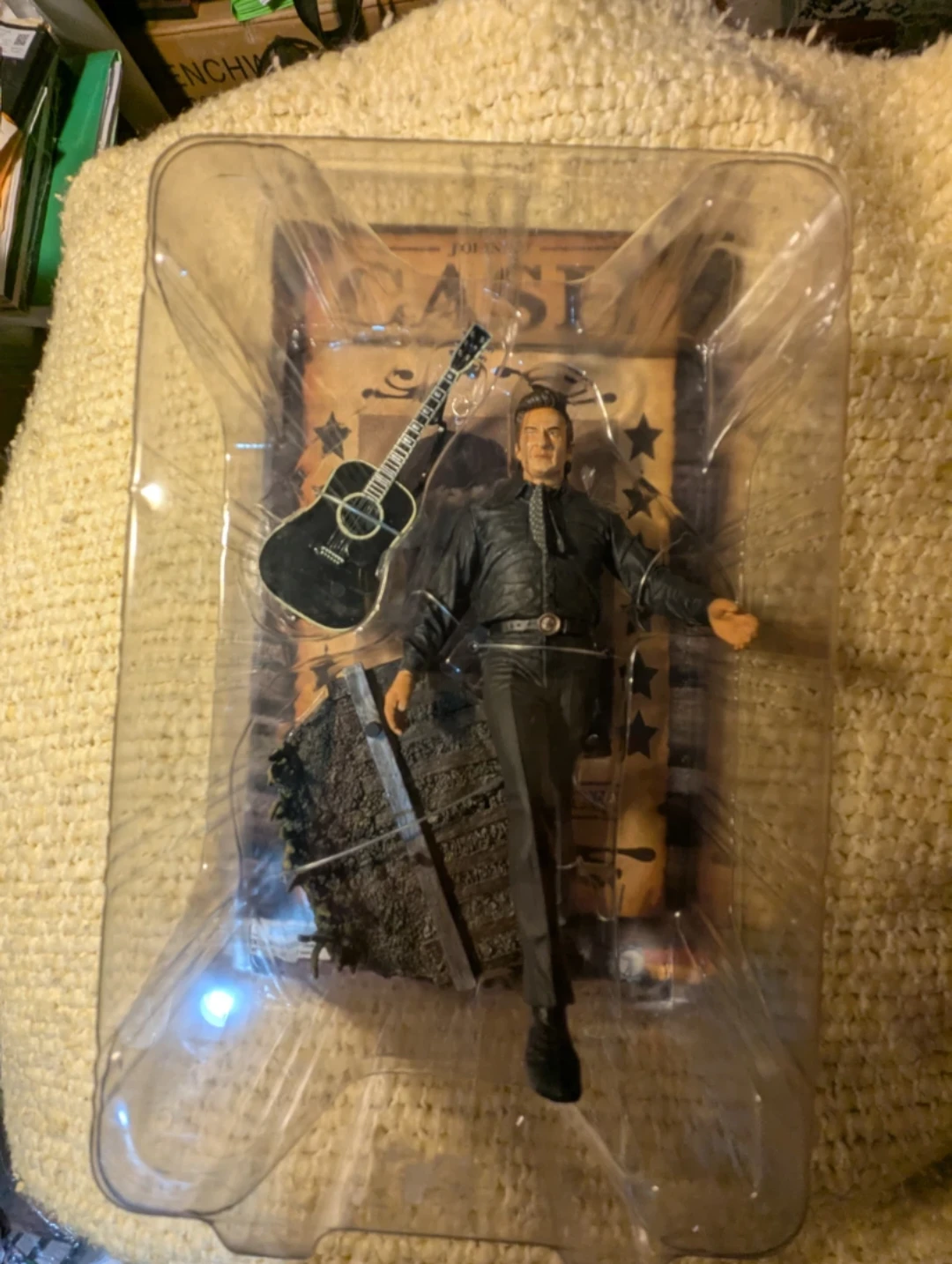 Johnny Cash 1932-2003 Figure with Guitar