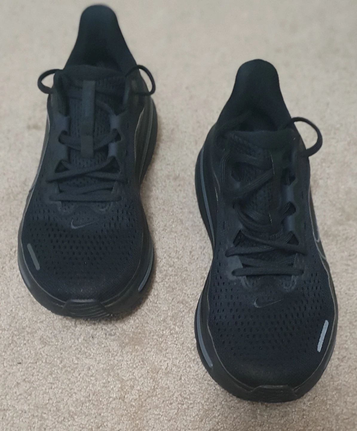 NIKE AIR Men's SNEAKERS  - FULL BLACK on BLACK - photo 4