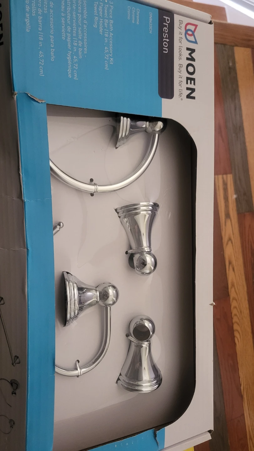 Moen Preston 3-Piece Bath Accessory Kit - photo 2