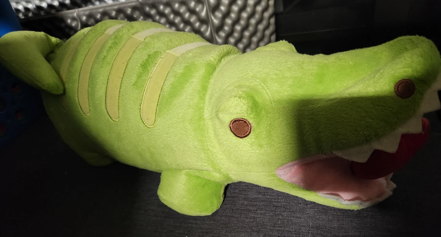Green Plush Alligator Toy