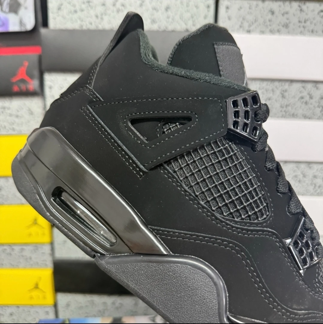 Air Jordan 4 Retro Black Cat Men's Sneakers - photo 5