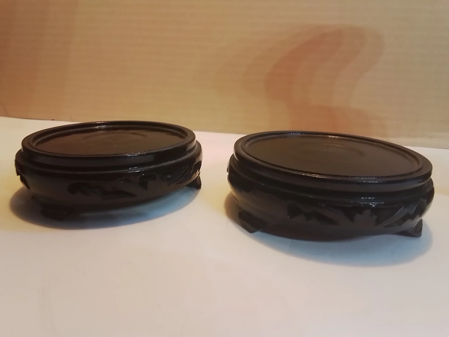 Pair of Blue Cloisonné Vases with Dragon Design - photo 3