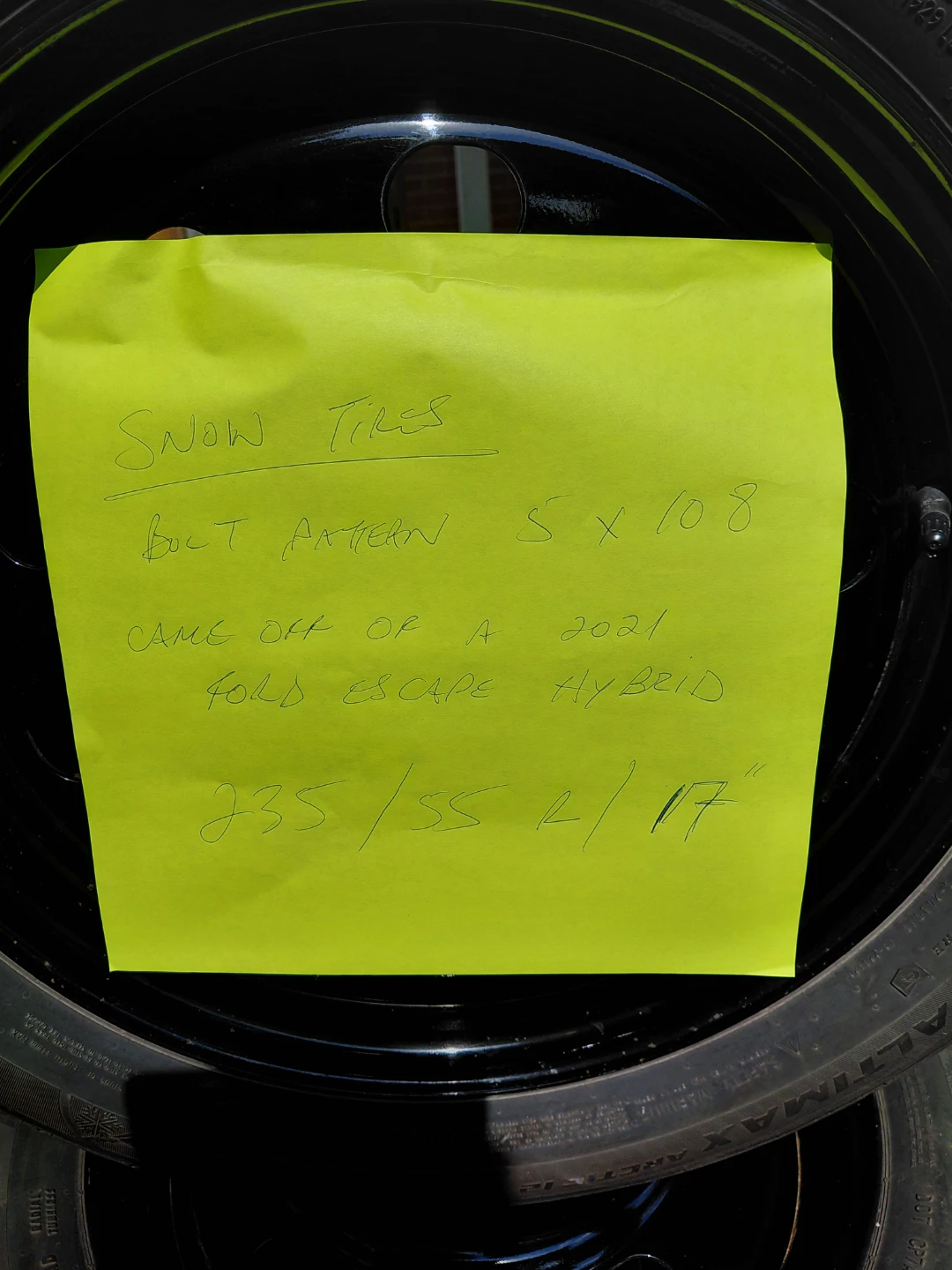 Set of 4 Snow Tires - 235/55 R17 - photo 3