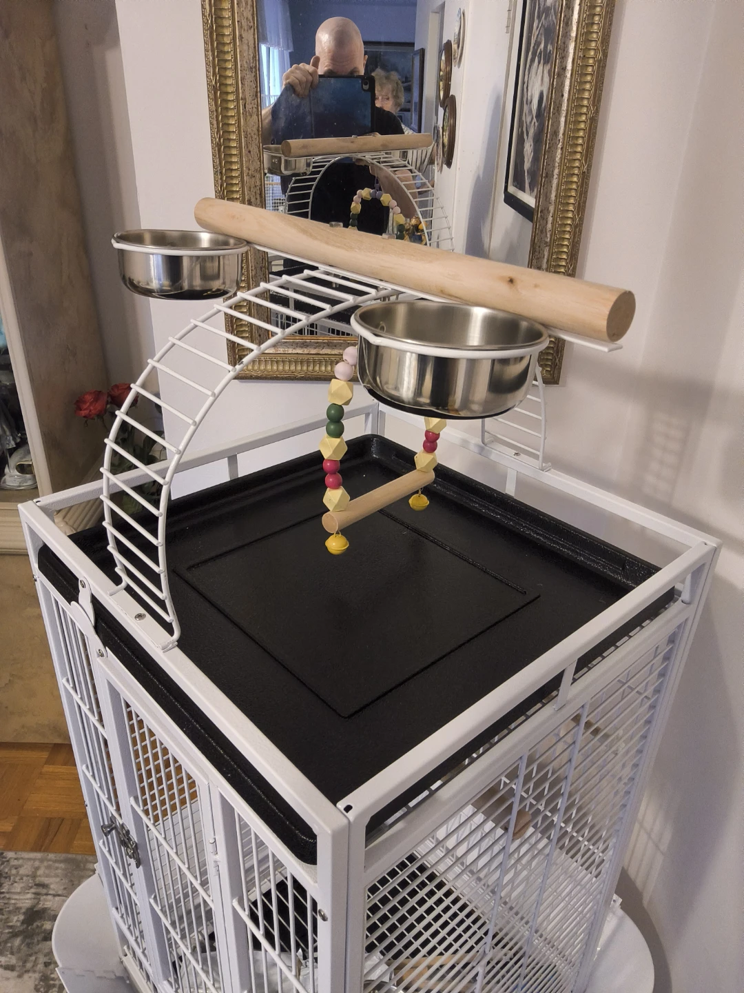 PawHut 61.5” Bird Cage with Stand & Play Top – Brand New - photo 5