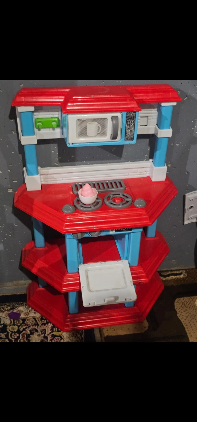 Toy kitchen for kids