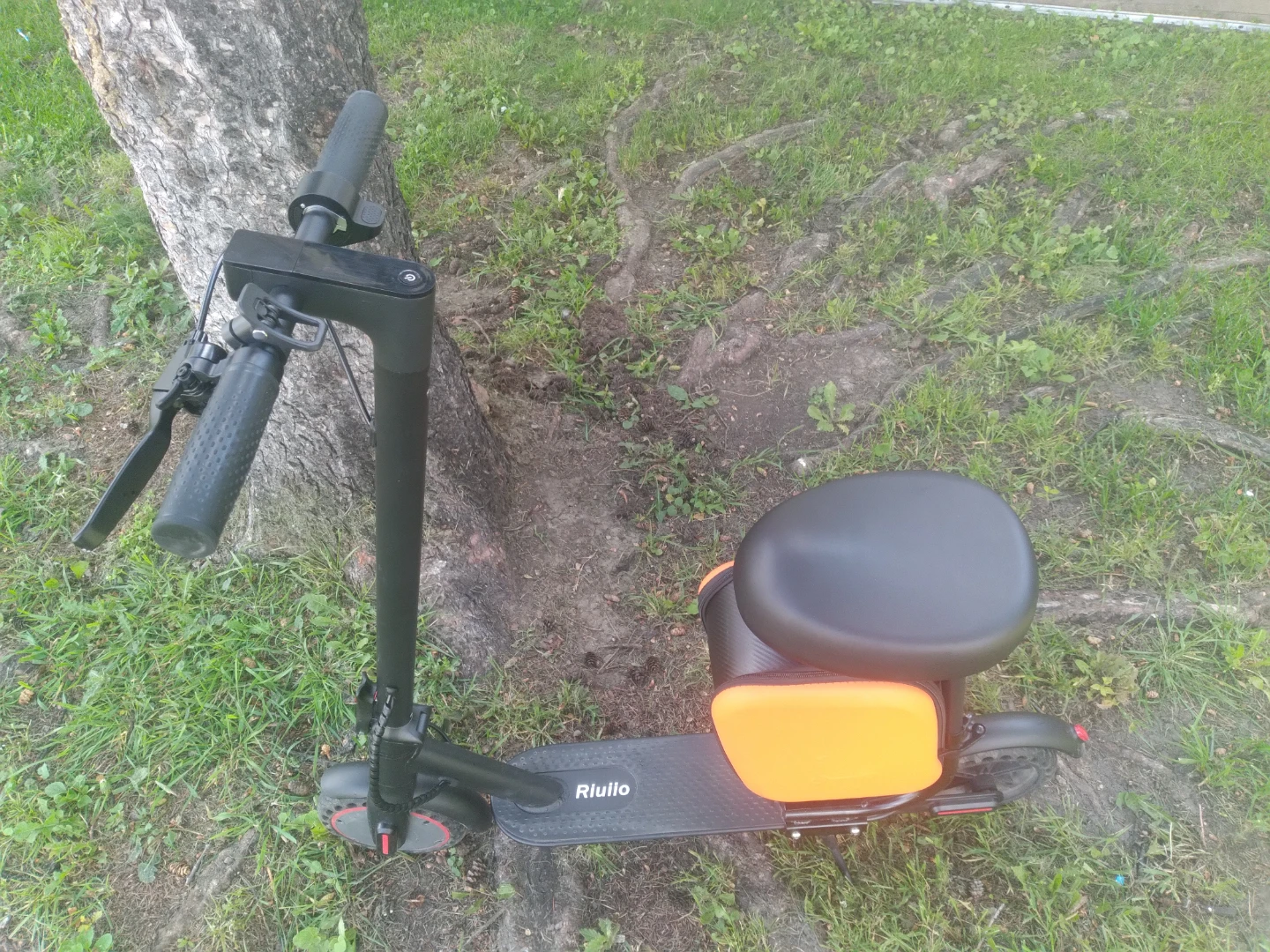 Riuiio Electric Scooter with Seat and Charger