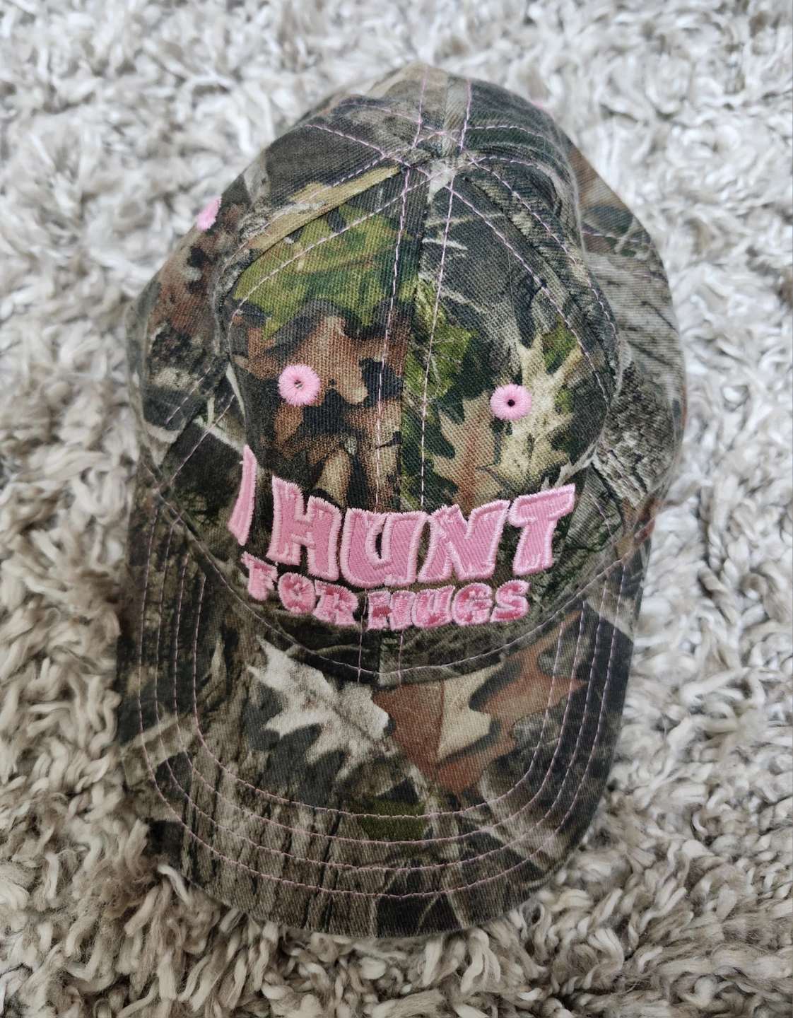 Bass Pro Shop Camo "I Hunt For Hugs" Cap - Infant - photo 2