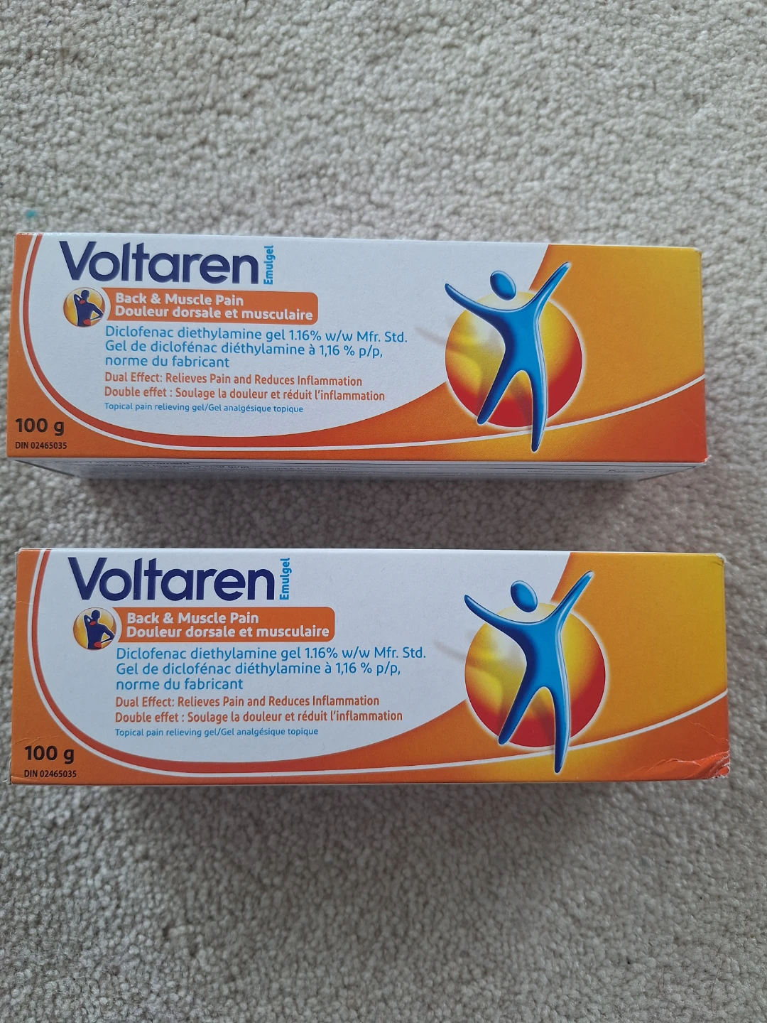 Voltaren Emulgel Back & Muscle Pain Relief - 2 x 100g