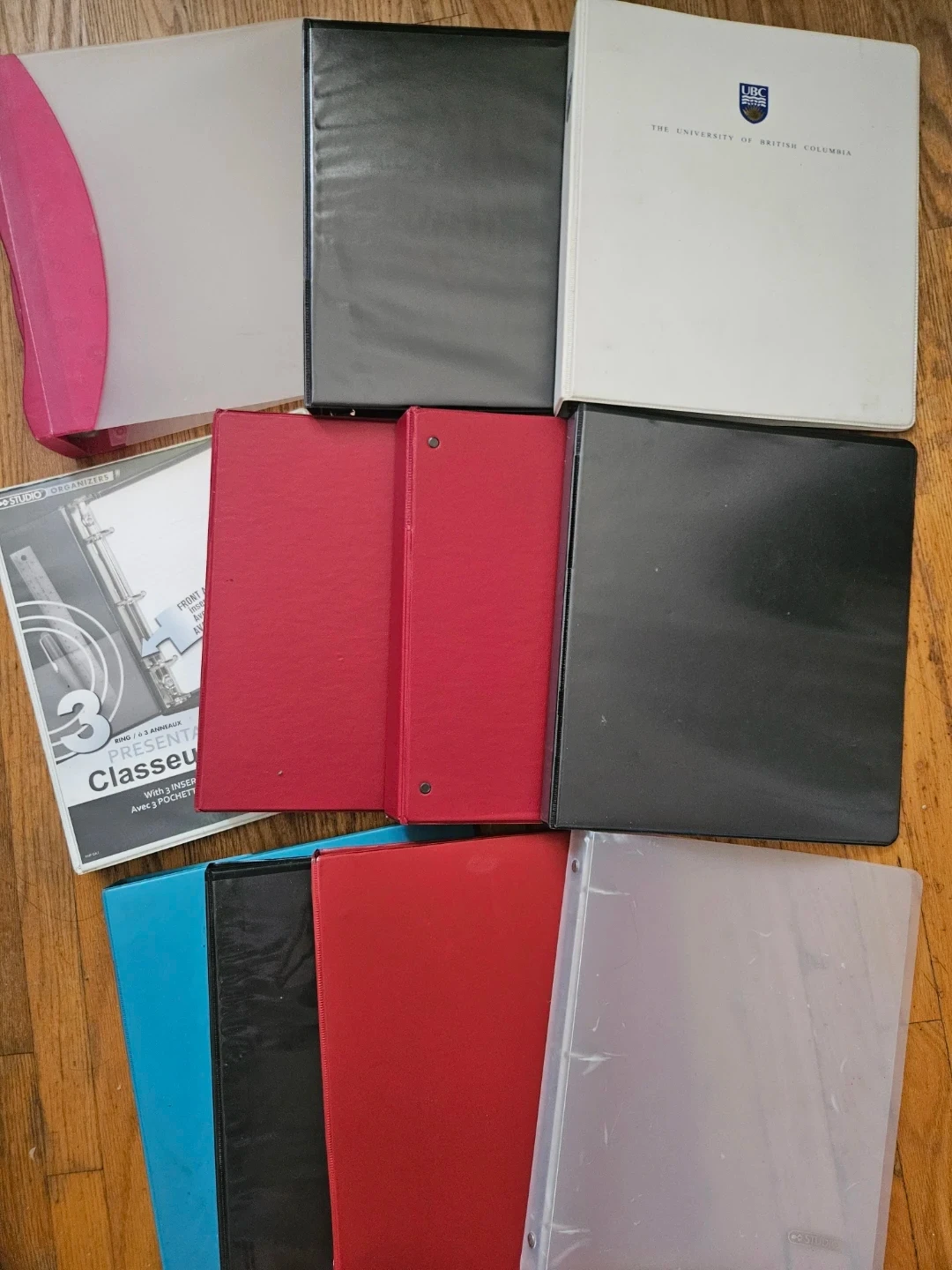 Assorted Binders